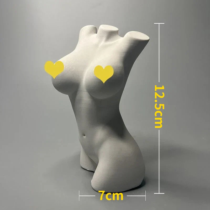 Norvo | Nordisk INS Stil Karakter Gips Statue DIY Malt Skisse Fotografi Rekvisitter Bord Dekorasjoner Hjem Kunst Gips Dekorasjon