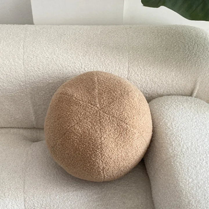 Nordic Bouclé Abstrakt Putefor – Minimalistisk Plysjpute | Skanto