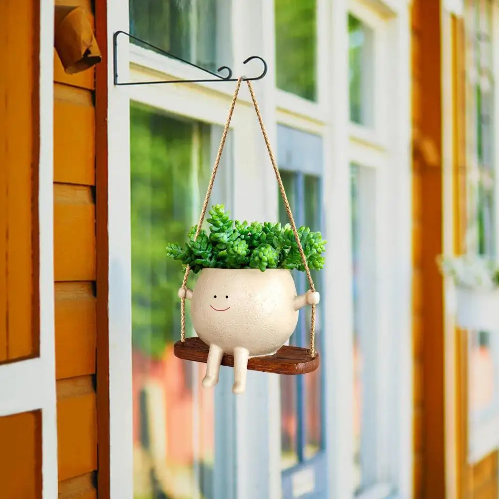 Swing Smiling Face Blomsterpotte | Skanto