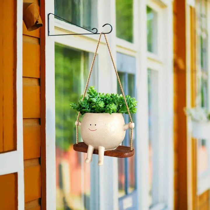 Swing Smiling Face Blomsterpotte | Skanto