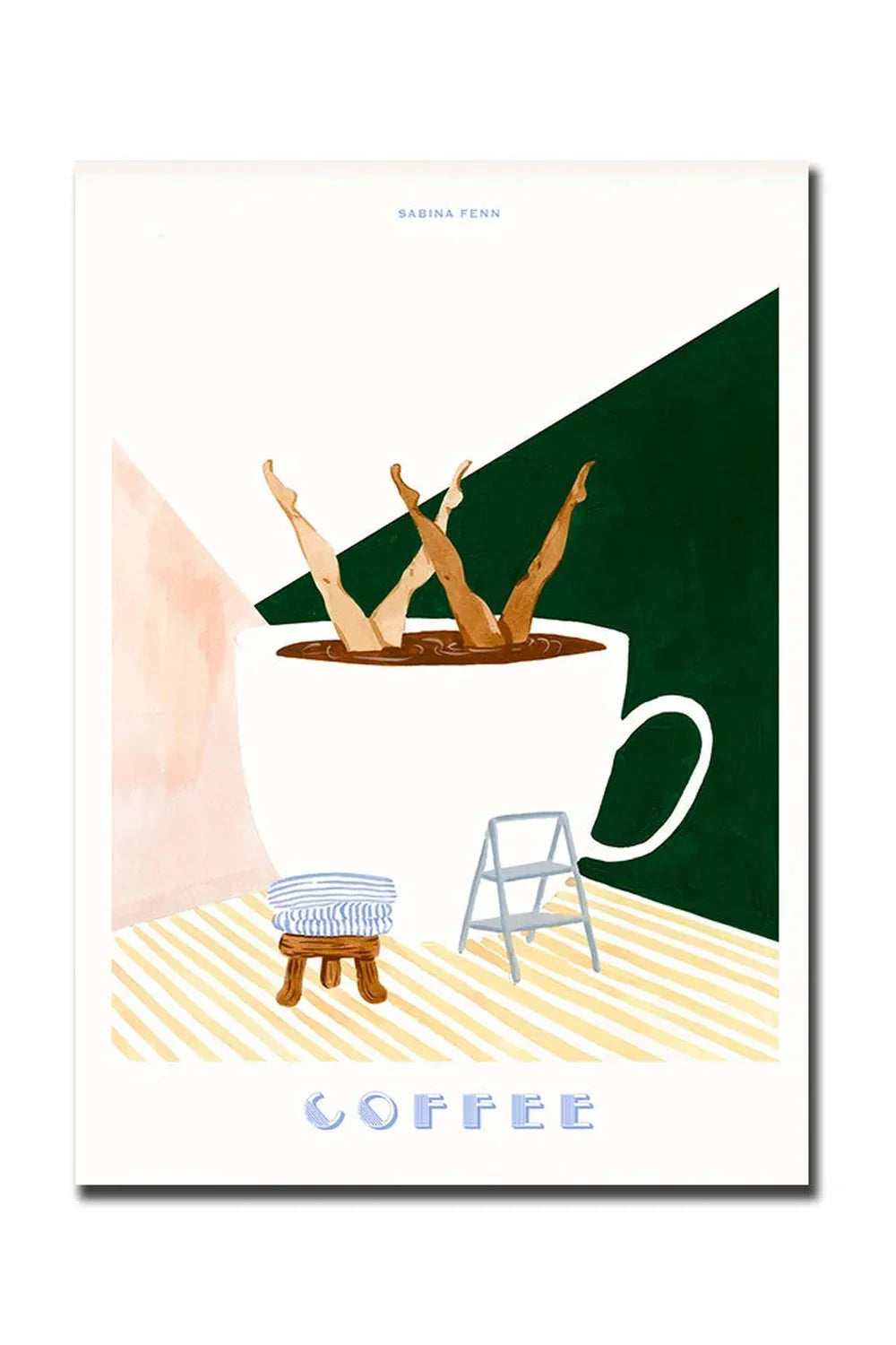 Skanto | God Morgen Kaffe Lerret Plakat