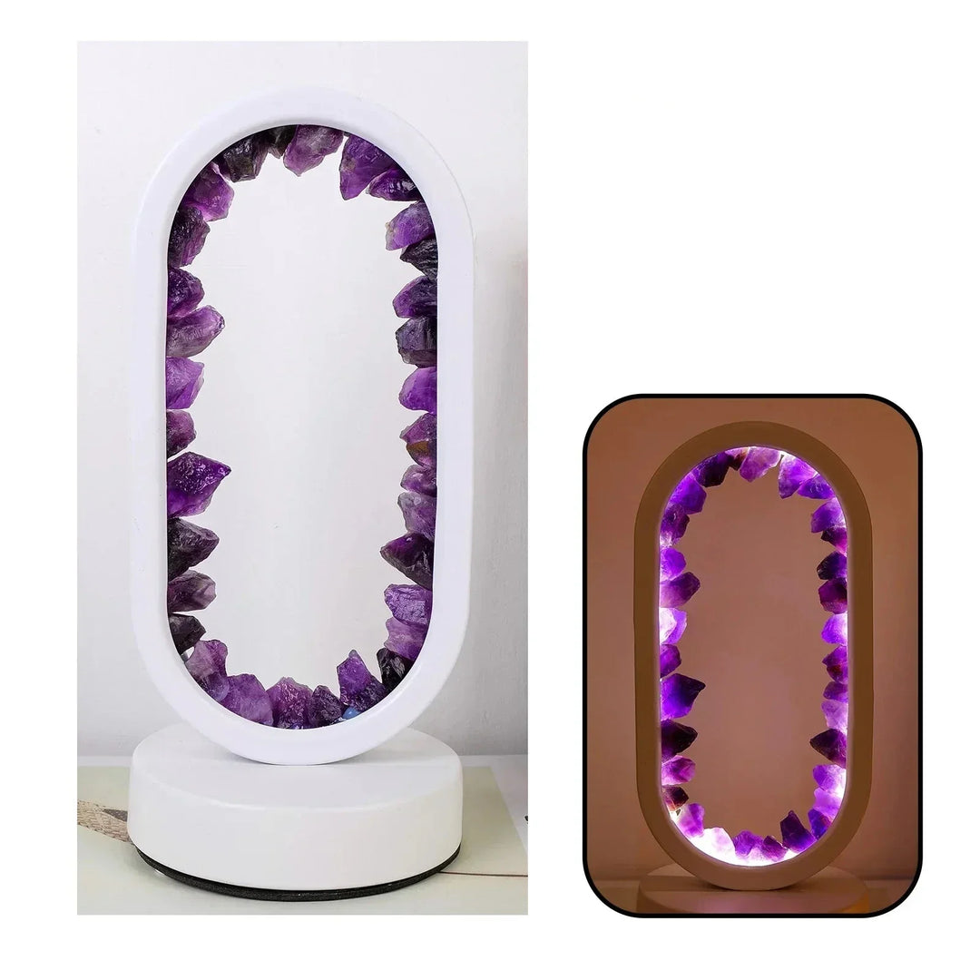 Améthystique – Elegant Naturlig Krystallbelysning Skanto