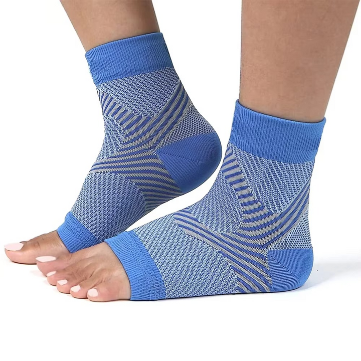 Skanto | Plantar Fasciitis Natt Kompresjonssokker med Hæl- og Bue Støtte