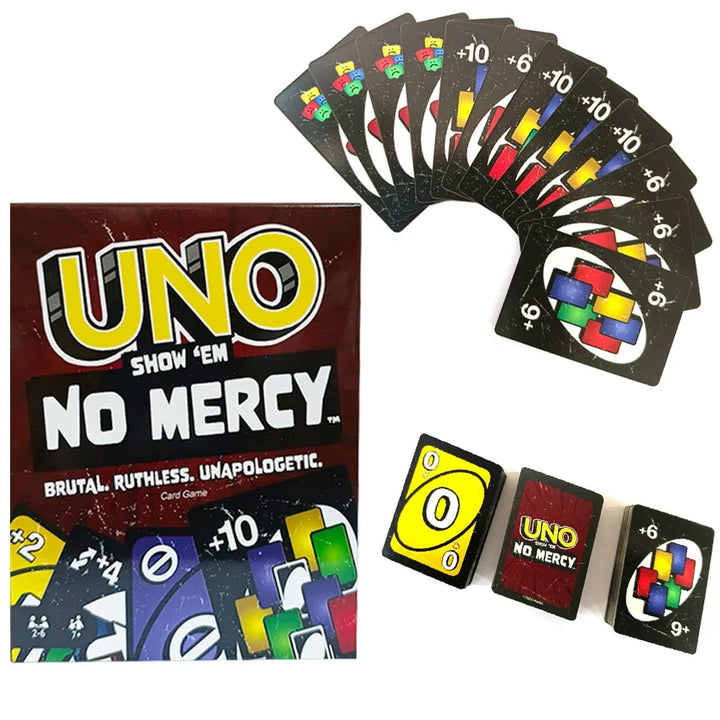 UNO Kortspill - Familievennlig moro for barn og voksne, Festlig Super Mario-tema, Perfekt bursdagsgave for alle aldre