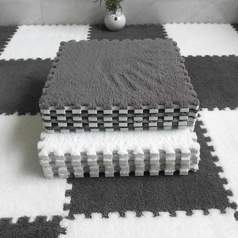 DIY Vinter Plush Puslespill Matte | Skanto