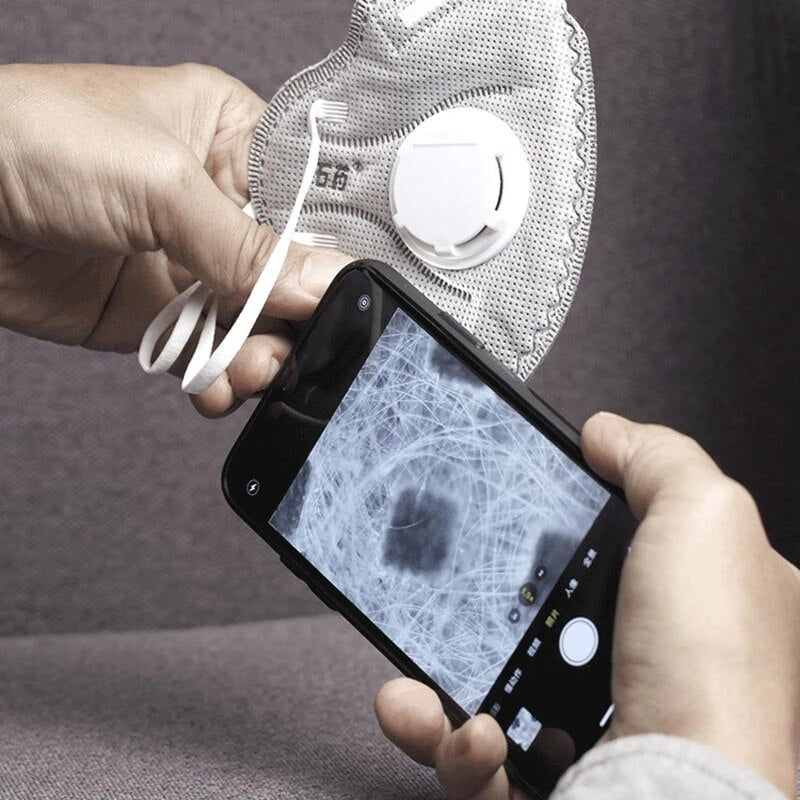 Norvo | 400x Justerbar Ekspert Visning Mikroskop Universell Telefon Linse