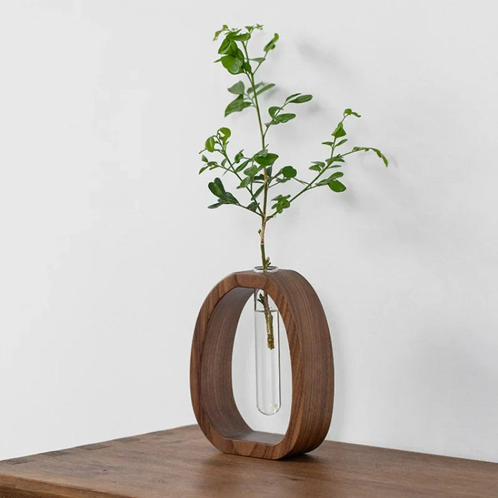 Oval treørt ramme enkel stilk vase | Skanto