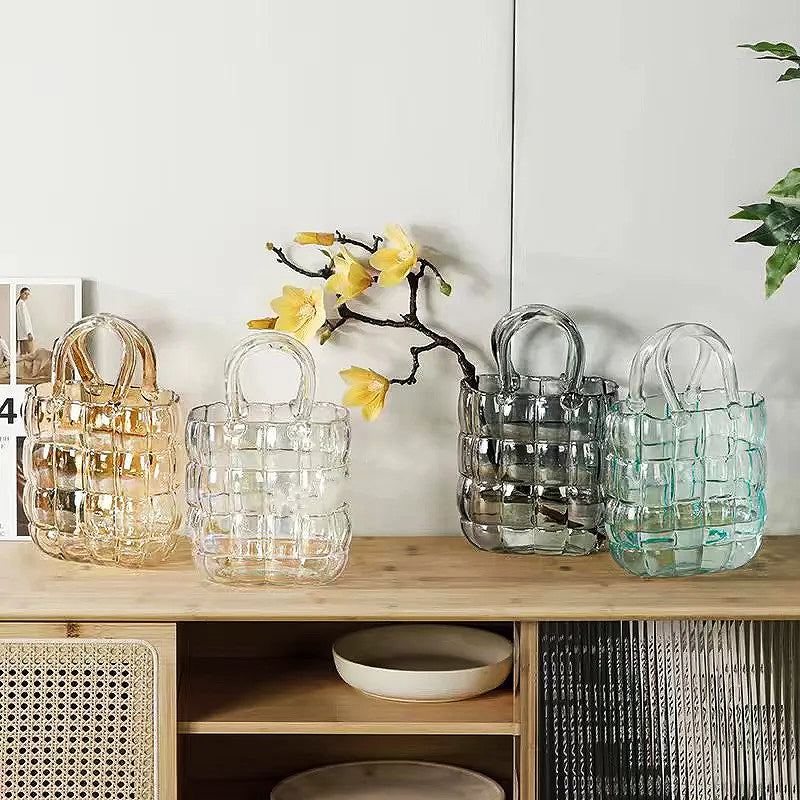 Glass Bag Vase | Skanto