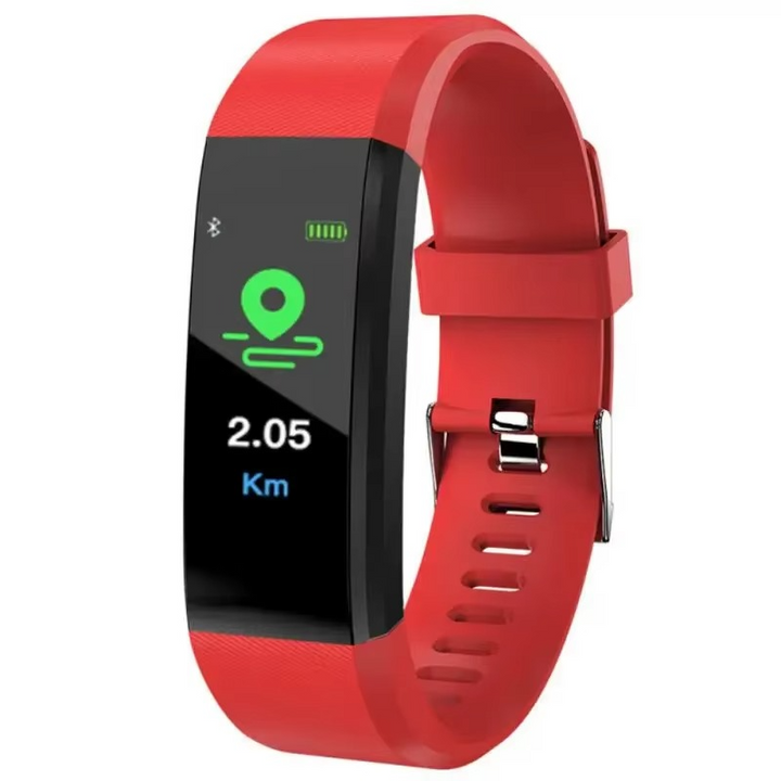 Skanto | Vanntett fitness smartklokke med hjertefrekvens- og blodtrykksmåling for menn og kvinner