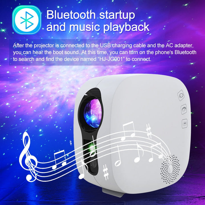Galaxy Glow Rotating Starry Sky Projector | Skanto
