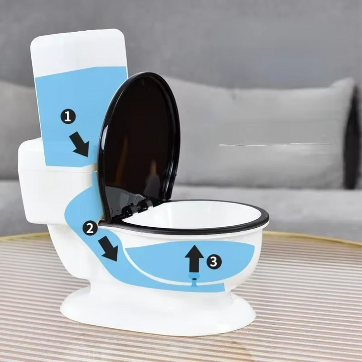 Skanto | 20oz Katt Toalett-Stil Automatisk Vannbeholder Skål