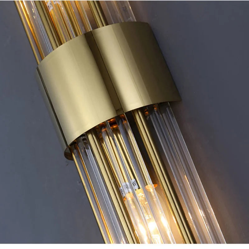 Garduru Elegant LED Vegglampe | Luksuriøs Gulldesign | Stilig Veg belysning