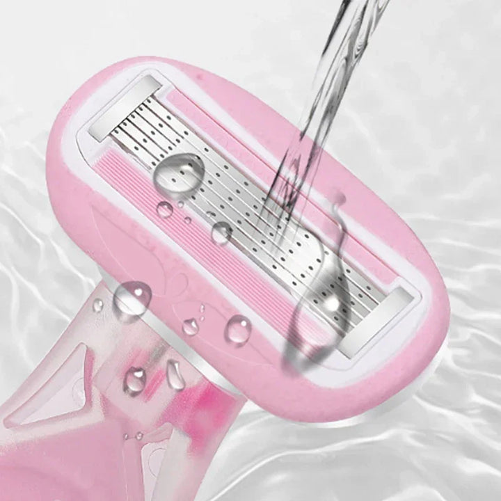 Skanto | Kompakt Pink Lady Beskyttende Barberhøvelsett