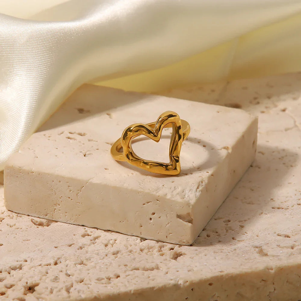 Skanto | 18k Smeltet Hjerte Ring