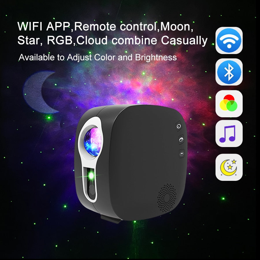 Galaxy Glow Rotating Starry Sky Projector | Skanto