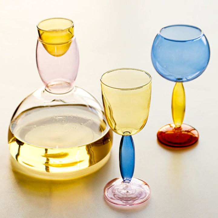 Skanto | Borosilicate 3-Farge Glass - Vin Glass