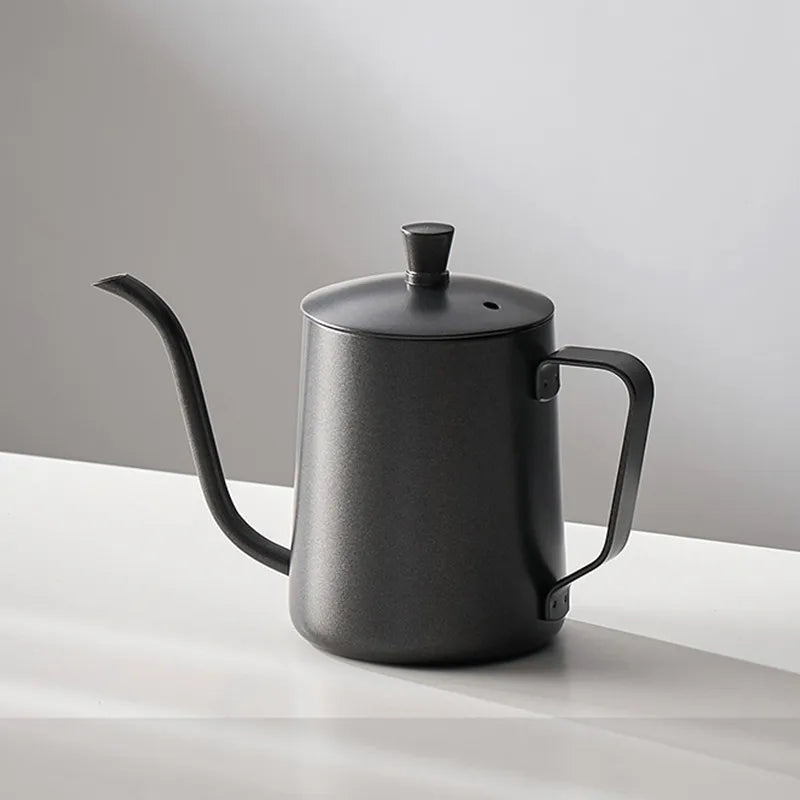 Skanto | GIANXI Hånd Punch Kanne med Lokk Drypp Svanenakke Tut Kaffe Vannkoker Lang Åpning Kaffe Maskin Kaffe Tilbehør