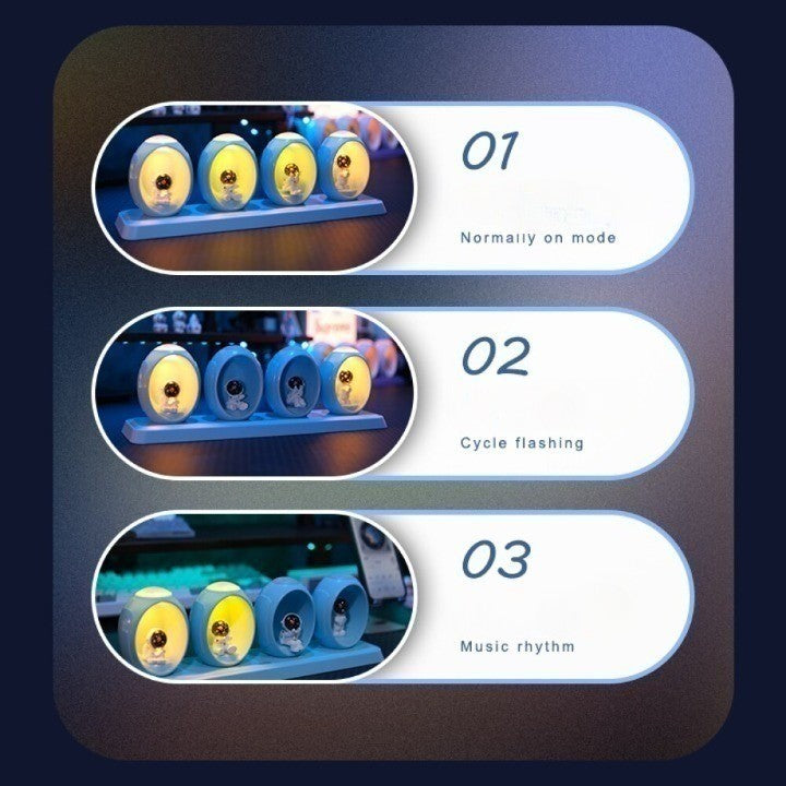 Norvo | Romkapsel Stemmestyrt Fargerik Nattlampe