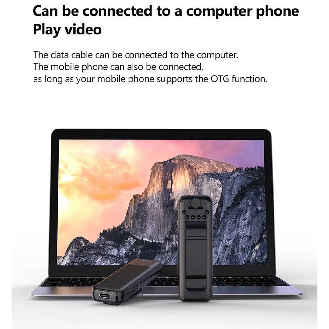 Pocket Spy Mini Clip-On Video Recorder Camera | Skanto