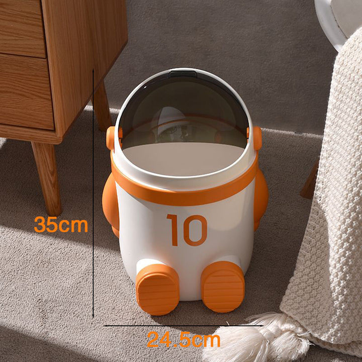 Skanto | Mini Astronaut Form Søt Kontor Søppelbøtte