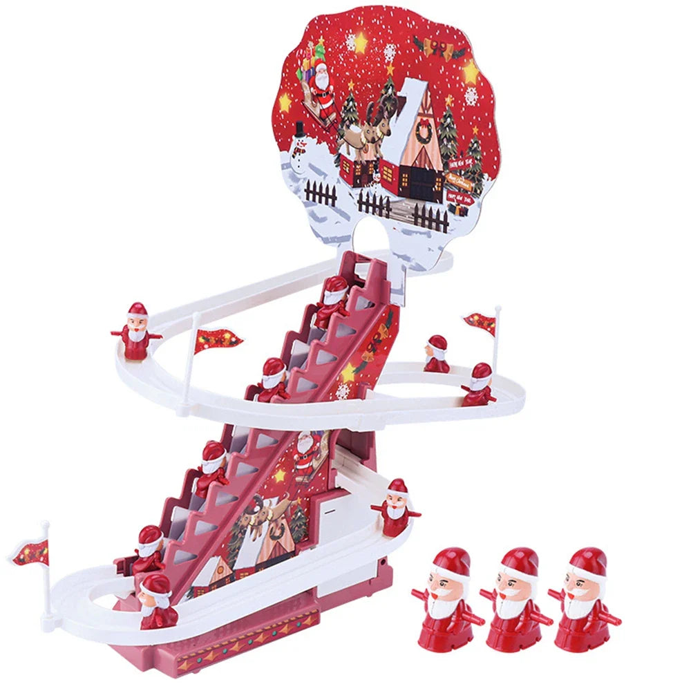 Skanto | KerstLuxe | Musikk Klatrestige Santa Dekor