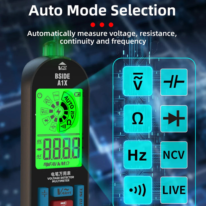 Skanto | Profesjonell Digital Elektrisk Multimeter