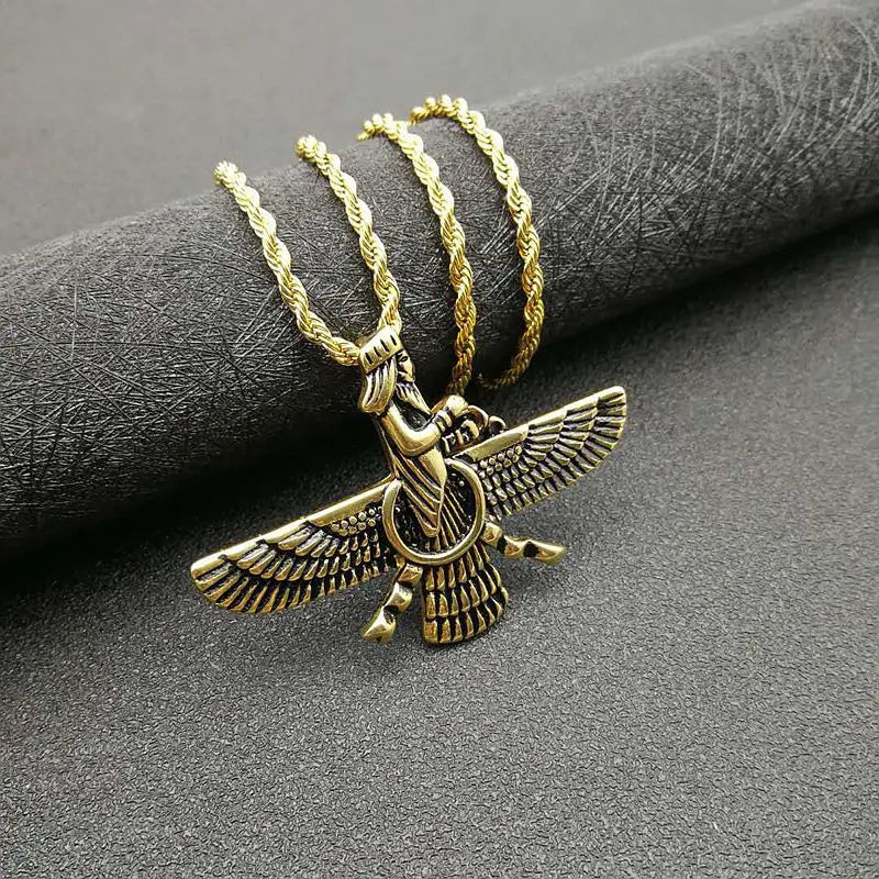 Skanto | Zoroastrisk Faravahar / Ahura Mazda anheng halskjeder