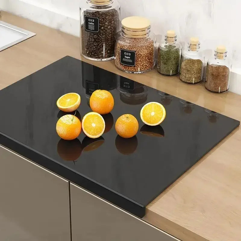 Skanto | ClearBoard – Akryllskjærefjøl med kant | Rutsjefri, hygenisk og moderne kjøkkenessentials