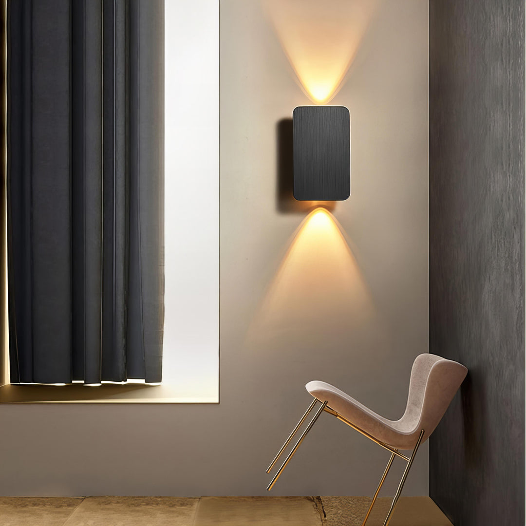 Skanto | Vegglampe Moderne Metall Rektangulær LED Innendørs