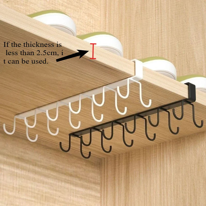 Norvo | Ferrosa Jernkroker for Kjøkkenskap | Vegghylle & Krok for Jakker | Plassbesparende & Lastbærende