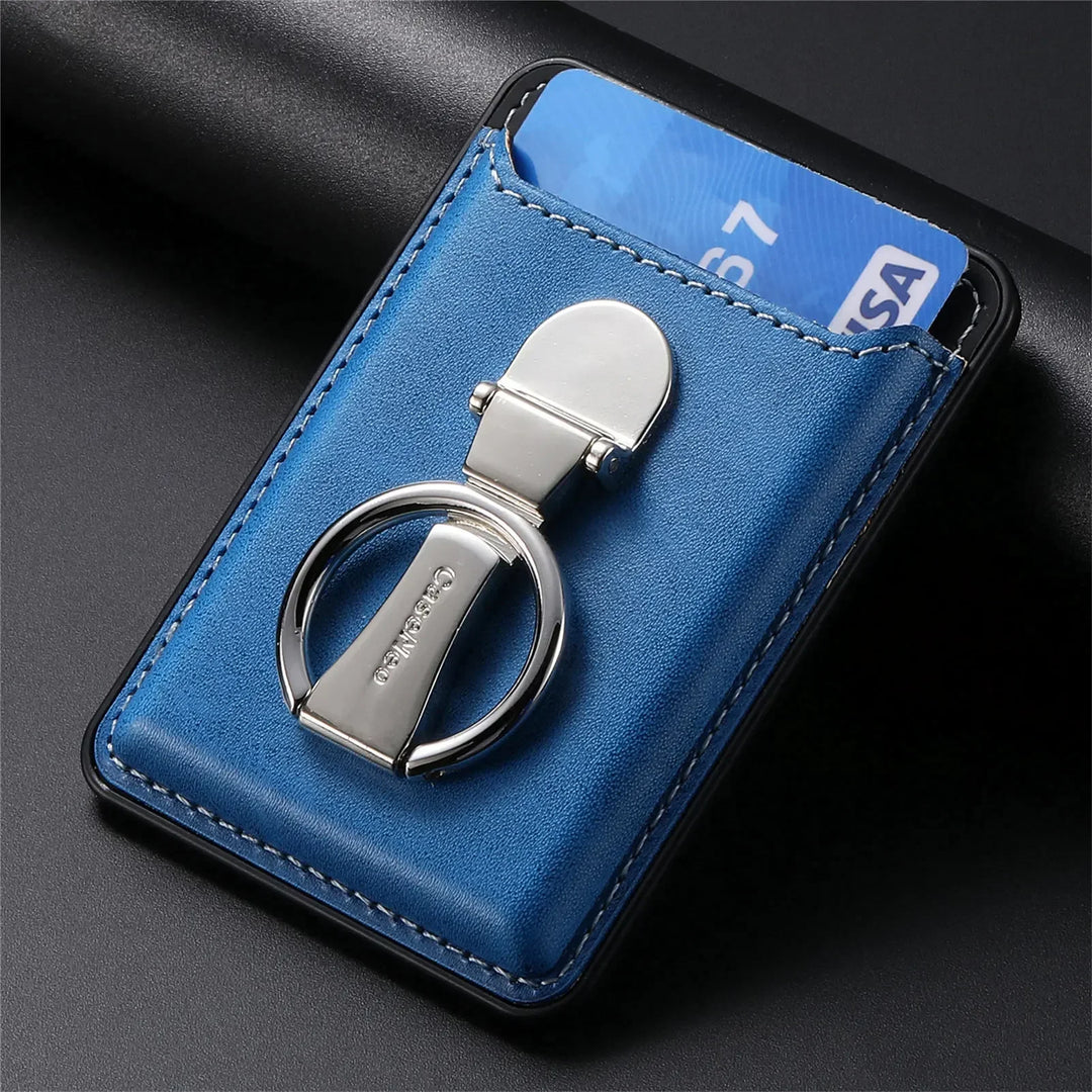 Skanto | Lær Magsafe Telefon Lommebok Holder
