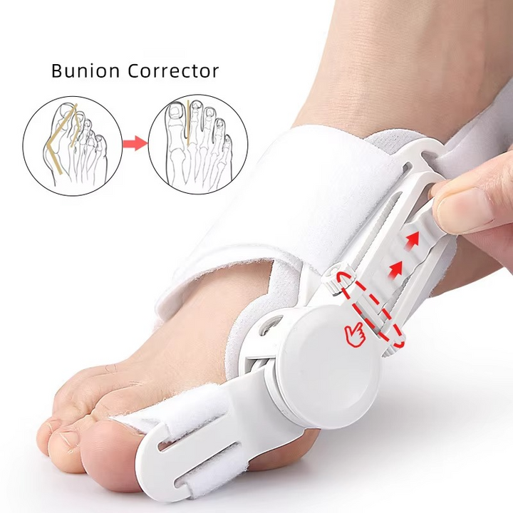 Skanto | Hallux Valgus Bunion Korrigerer Tå Separator Fot Justering Støtte