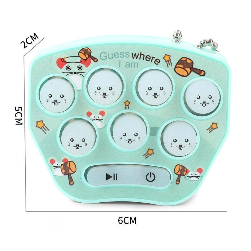 Skanto | Mini Pocket Whac-a-mole Nøkkelring Leketøy