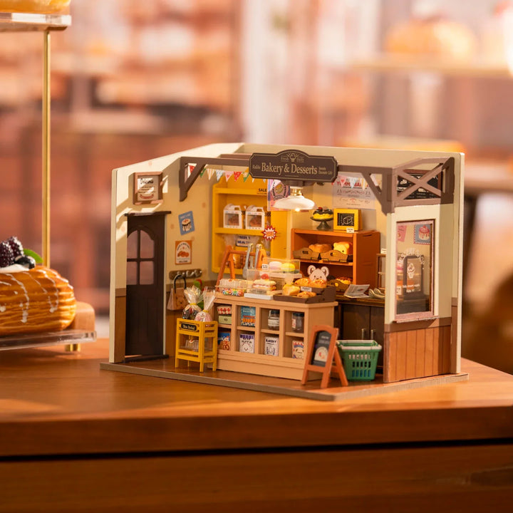Miniatyr Kafé Tre AssemSkantoy DIY Bakeri Sett | Skanto