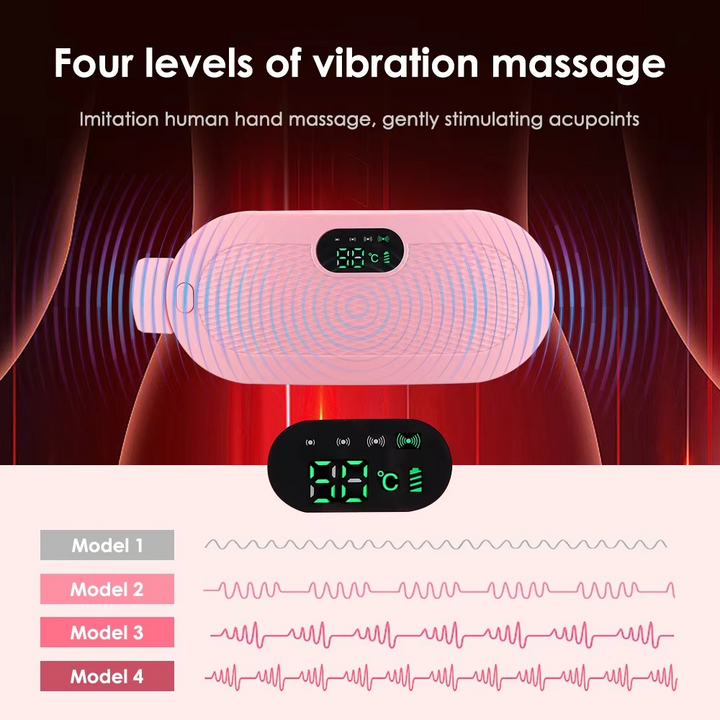 Skanto | Oppvarmet Massasje Belte med Intelligent Varmeterapi for Menstruell Komfort