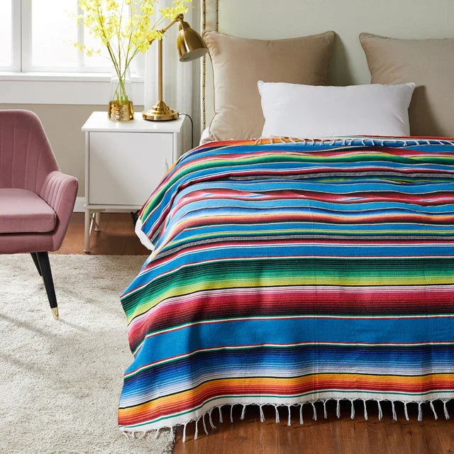 Skanto | Fargerik meksikansk serape-teppe