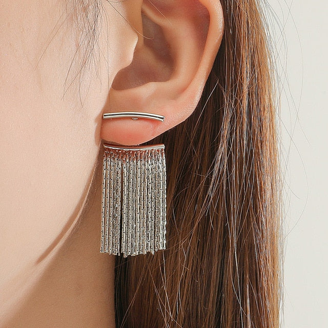 Skanto | Golden Shining City Kvast Øredobb