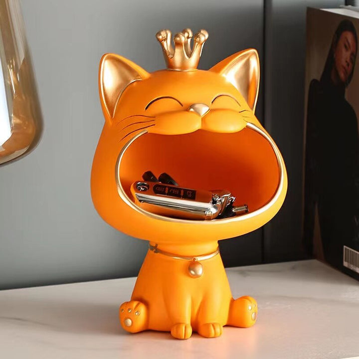 Skanto | Fortune Kitty Statue Hjemme Oppbevaringsboks