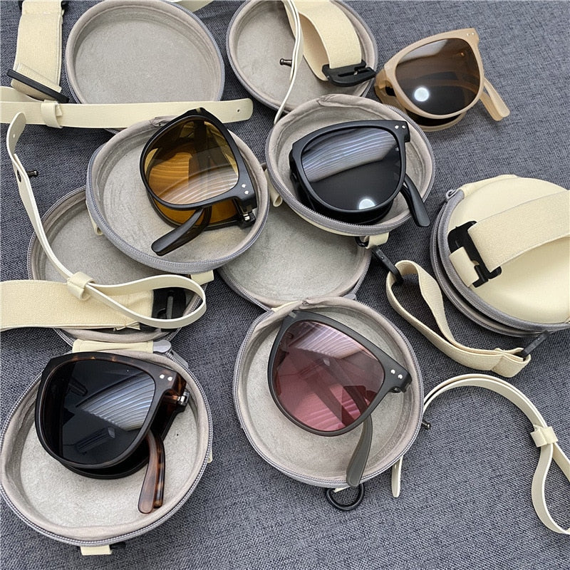 Skanto | Anti-UV Sammenleggbar Motefleks Klare Syn Sunglasses