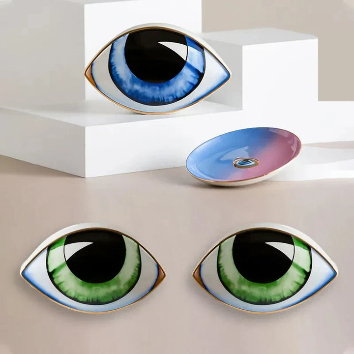 Skanto | Mystic Eye Skulptur Keramisk Hjem Dekor