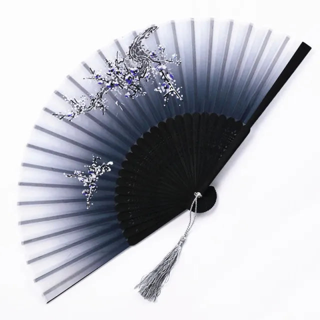 Tradisjonell japansk stil blomsterhåndvifte | Skanto