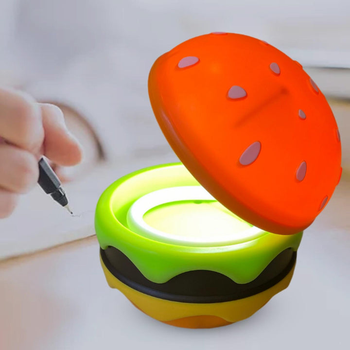 Foldbar Trådløs Unik Hamburger Bordlampe | Skanto