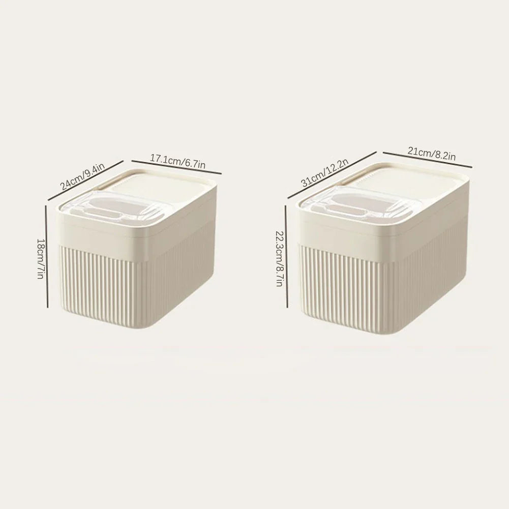 Skanto | FutterBox FreshGood | lufttett & fuktighetsbeskyttelse | 5/10/15L | for hunde- & kattemat