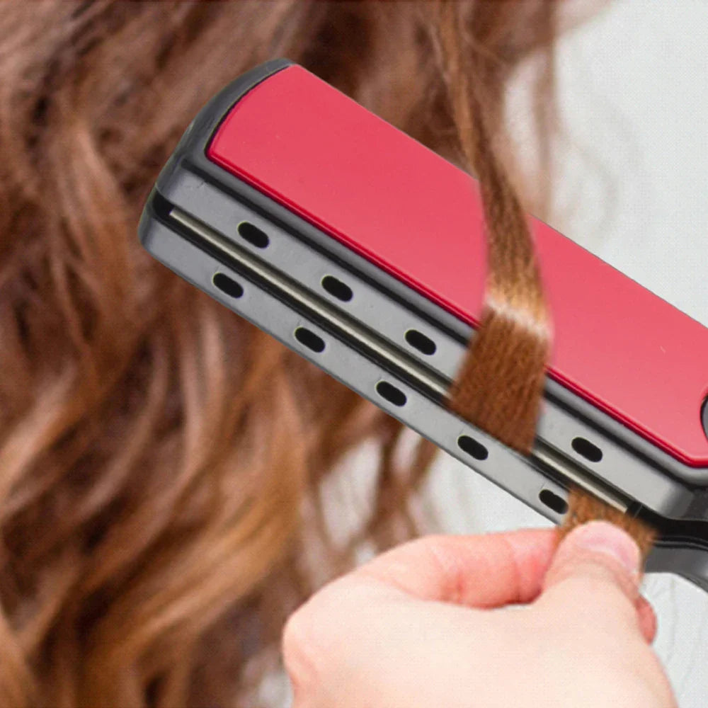 Norvo | Rettetang TITANEA PRO | Bredde Nano-Titanium plater | 50–249 °C | LED skjerm & Dobbel spenning | 25×4.3×3.5 cm