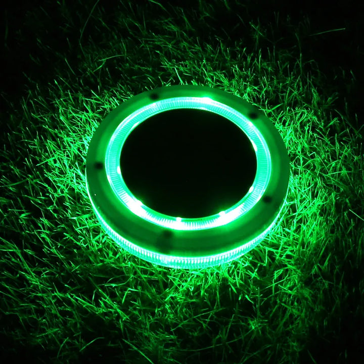 Skanto | AquaGlow Solar Pool Light | Flytende & Vanntett | Blå LED | 11,6×2,5 cm