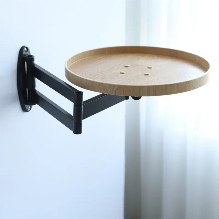 Teleskopisk veggmontert minibord for kaffe