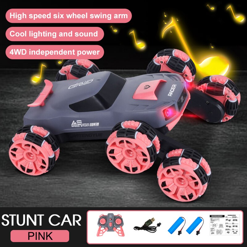 Skanto | Seks-hjul elektrisk RC stunt leketøysbil