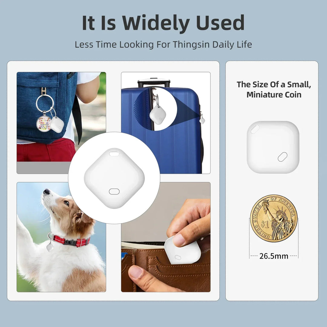 Skanto | Sikker Tag Mini GPS Anti-Tap Bluetooth Tracker
