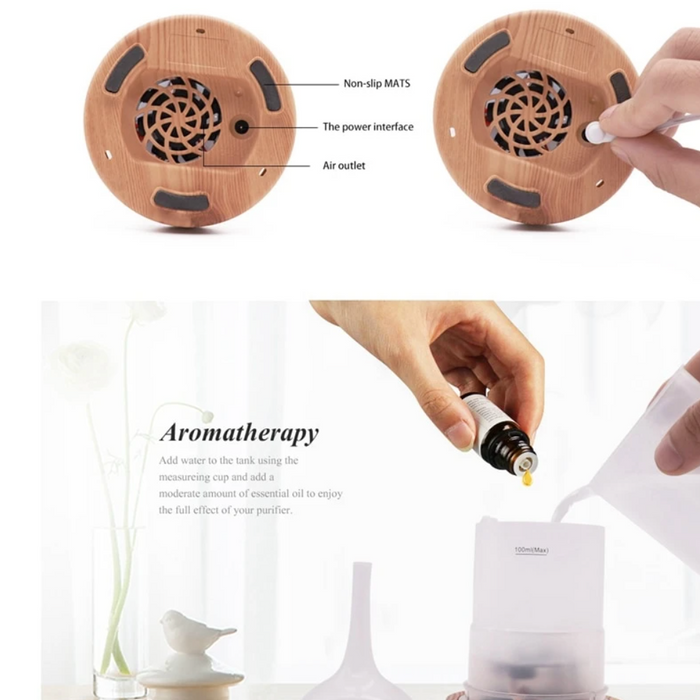 Skanto | CosmicBreeze Aroma Diffuser – Magiske Farger og Oppfriskende Dufter for Avslapning