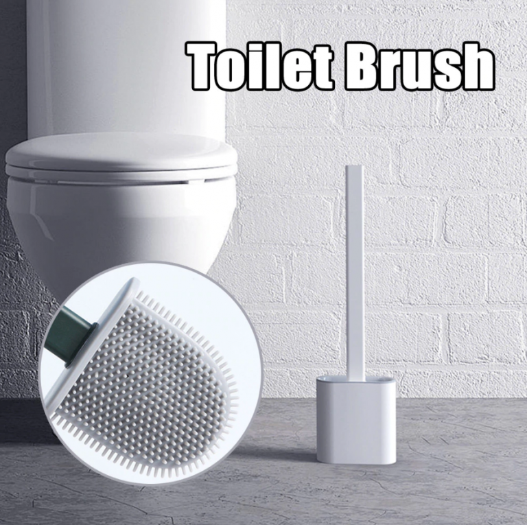 Skanto | FlexiClean Toalettbørste – Bakteriefri Silikon Design for Enkel Rengjøring